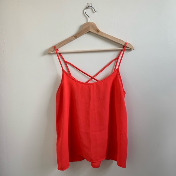 Abercrombie & Fitch Tops - 🌿Abercrombie & Fitch Coral Red Cross Back Tank